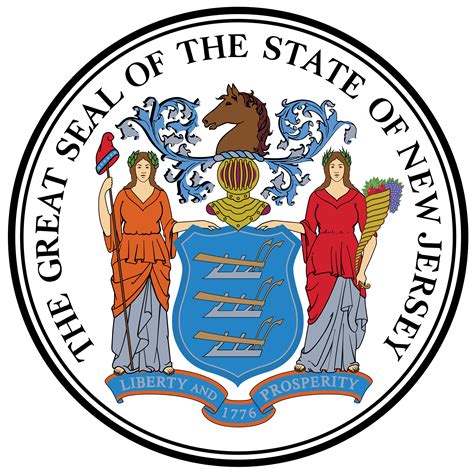 New Jersey State Seal Png And Svg Vector Freebie Supply