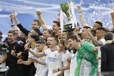 Real Madrid Juara Liga Spanyol 202122 Infodenpasar