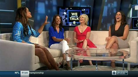 Dana Jacobson Special Guest Laila Ali Thick Ass Legs Cbs Sports