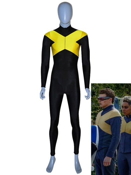 Cyclops Cosplay Suit Men Spandex X Men Dark Phoenix Cosplay Costume