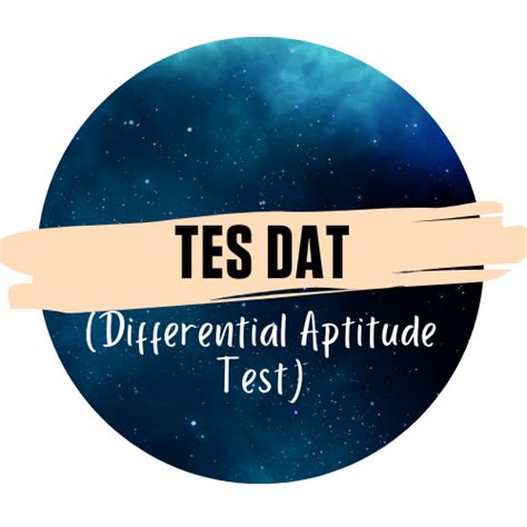 Tes Dat Differential Aptitude Test