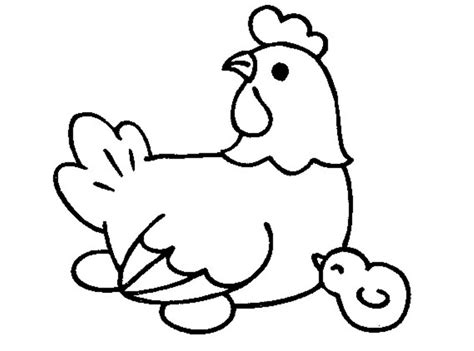 Cartoon Chicken Coloring Pages Coloring Pages