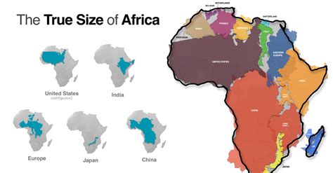 Mapped: Visualizing the True Size of Africa - Visual ...