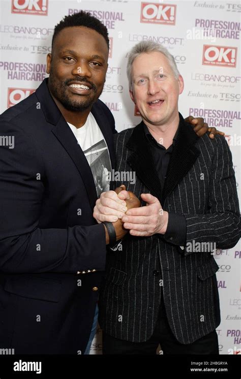 Dereck Chisora And Lembit Opik Attend The Launch Of Leo Bancrofts Exclusive Hair Product Range