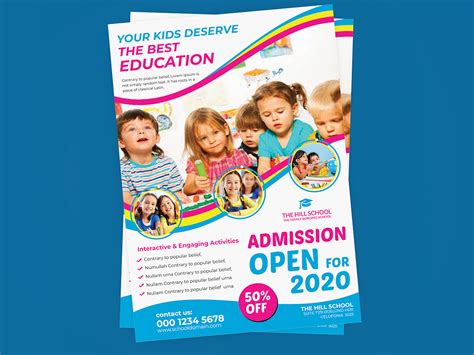 School Admission Flyer Search By Muzli