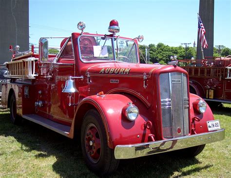 Vintage 1954 Fire Engine Auburns Ward Lafrance Custom Pumper