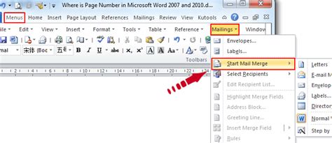 How to alphabetize a list? Where is the Mail Merge in Microsoft Word 2007, 2010, 2013 ...