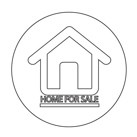 Home For Sale Icon 575127 Vector Art At Vecteezy