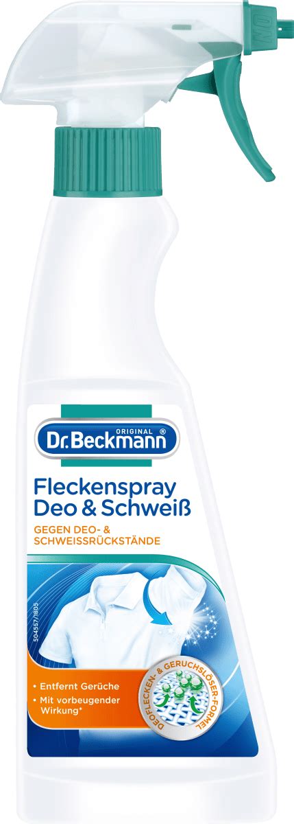 Dr Beckmann Fleckenentferner Spray Für Deo And Schweiß 250 Ml Dauerhaft