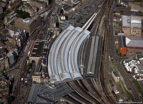 Newcastle Central Railway Station From The Air Aerial Photographs Of