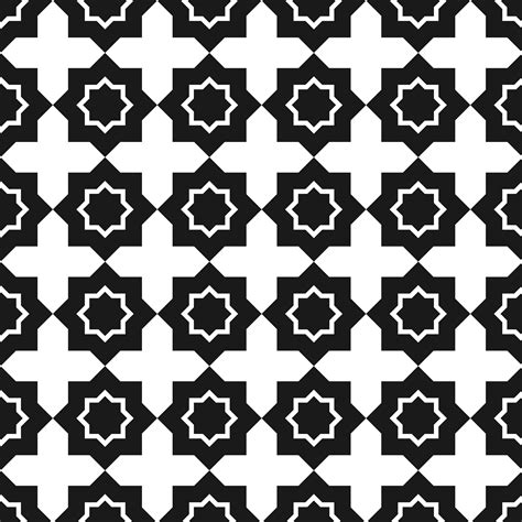 Get this wonderful design and give your creative ideas originality and a personal touch! Vector seamless pattern. Black and white Repeating ...