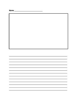 Practice handwriting paper template #954933. Blank Paragraph Writing Paper by Danielle Winker | TpT