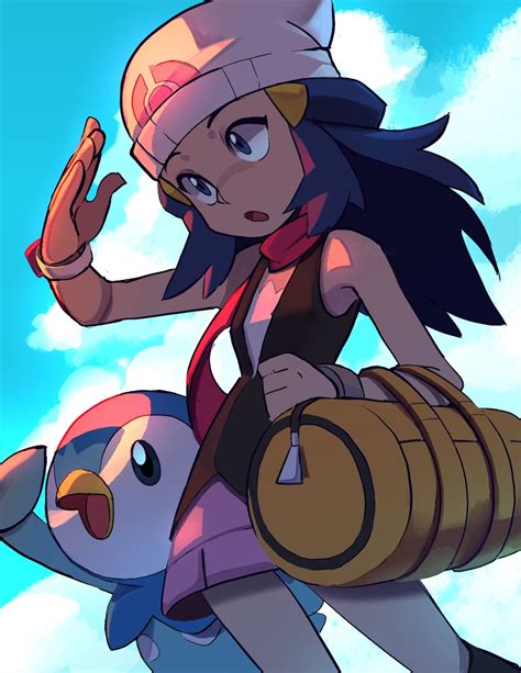 Dawn And Piplup Pokemon And 2 More Drawn By M4tcham0chi Danbooru