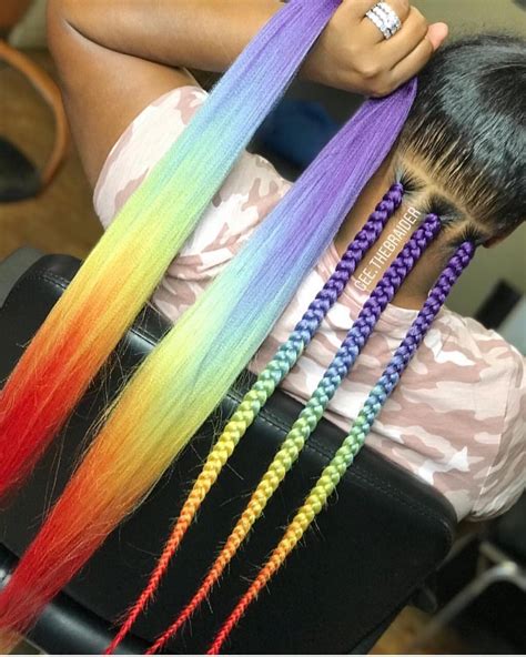 Pin By Meledje Grâce On Hair‍♀️‍♀️ Curly Hair Inspiration Rainbow