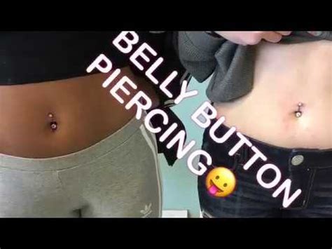 Getting Our Belly Button Pierced Youtube