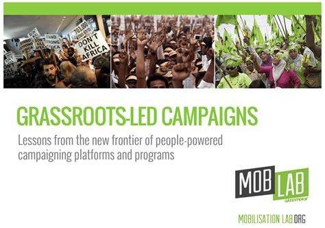 Grassroots Led Campaigns Lessons From The New Frontier Of People