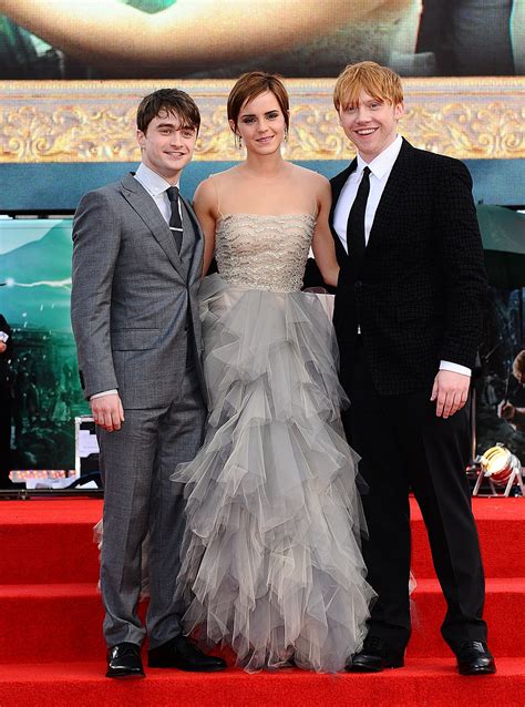 The Golden Trio Harry Potter Cast Emma Watson Daniel Radcliffe