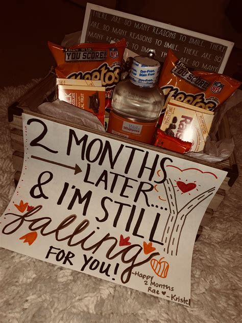 Additionally, we'll look at each of the one month anniversary gift ideas in this post fits that perfect formula for the right gift. 2 month anniversary gift for my man ️🍁-kjhairs #fall # ...