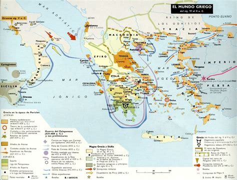 PsicologÍa Ies AndrÉs Bojollo Mapa De La Grecia Antigua