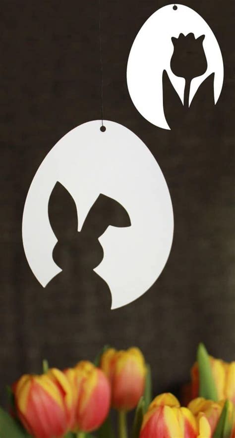 Schau dir unsere auswahl an. 3 Vorlagen für schnelle & schlichte Osterdeko aus Papier ...