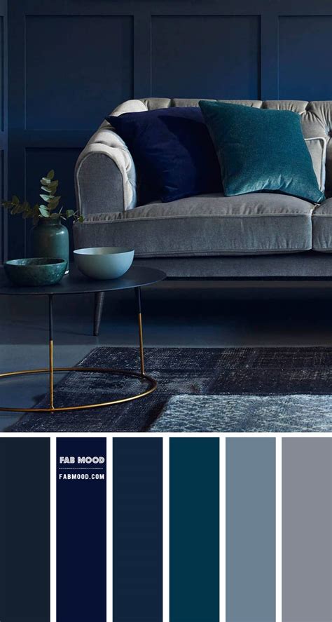 Navy Blue And Grey Living Room Ideas