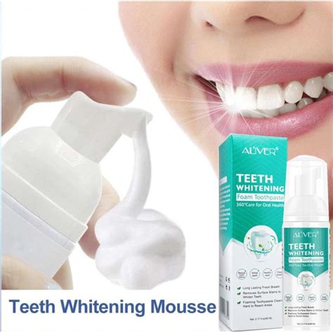 Whitening Teeth Mousse Tooth Fresh Breath Whitening Foam Toothpast Oral