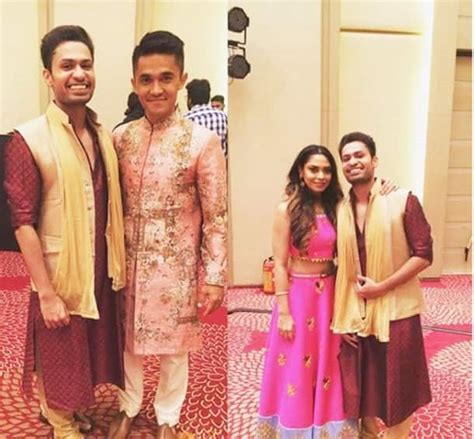 Sunil Chhetris Wedding Celebrations Get Underway Rare Photos Of The