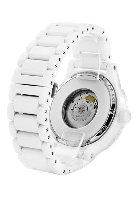 Nixon The Ceramic 51 30 All White Automatic Watch A147126 Nur 199900