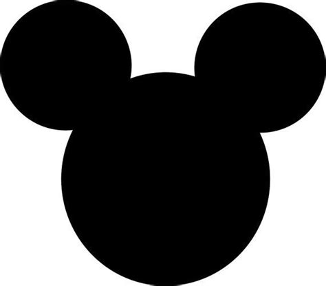 Mickey Svg Silhouette 326 Crafter Files