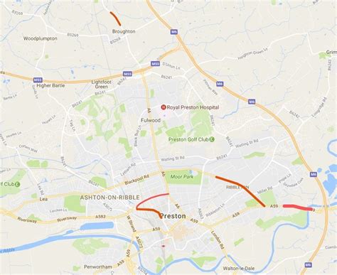 Mapped Major Roadworks Happening In Preston This Summer Blog Preston