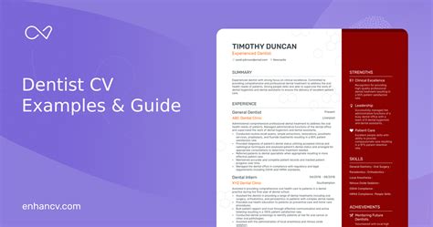 3 Dentist Cv Examples For 2024