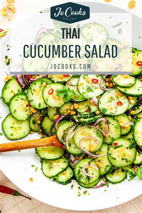 Thai Cucumber Salad Jo Cooks