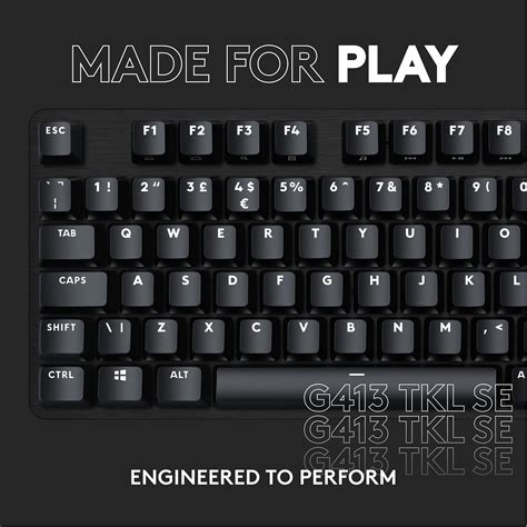 Logitech Logitech G413 Tkl Se Keyboard Black Pc