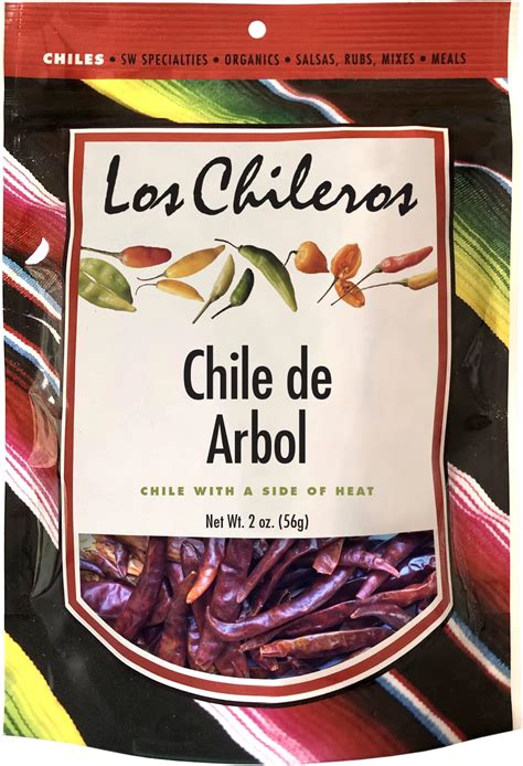 1lb Chile De Arbol Food Service Size S17 Dried Arbol