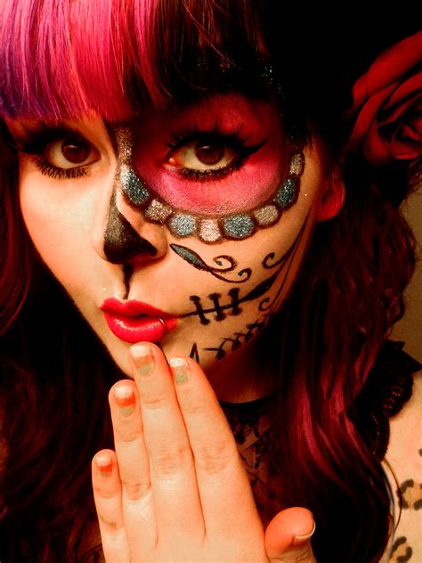 Shannon Shortcake Makeup Addict Day Of The Dead Sugar Skull Makeup Tutorial And Look