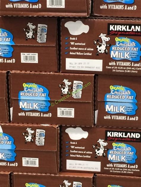 Costco 242541 Kirkland Signature Organic 2 Chocolate Milk All