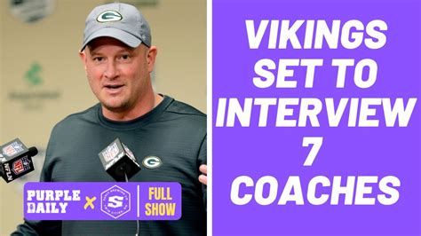 Minnesota Vikings To Interview 7 Head Coach Candidates Youtube