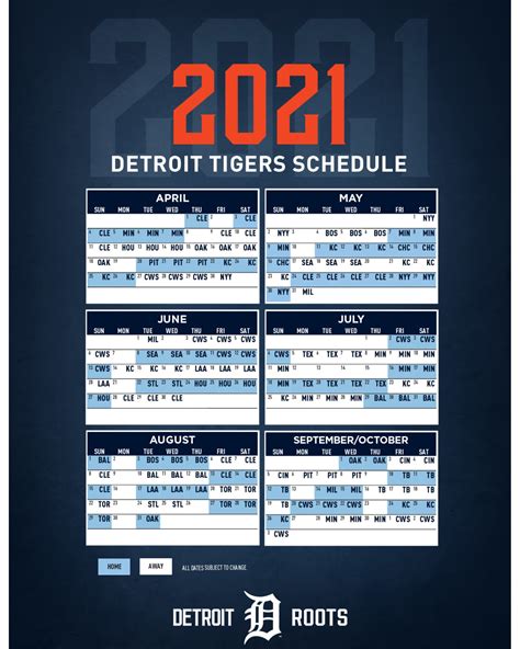 Tigers Printable Schedule Printable Word Searches