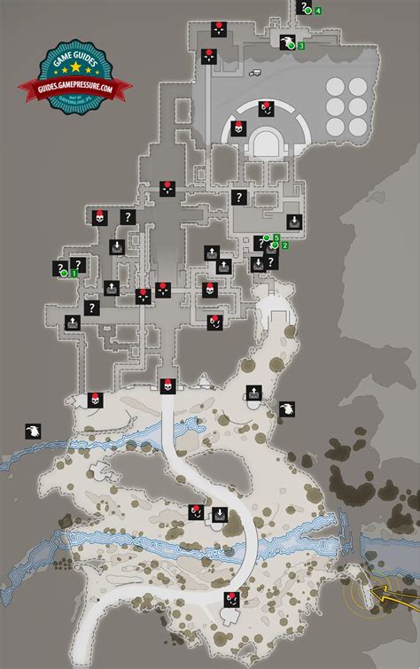 Sniper Elite Maps Allagra Fortress