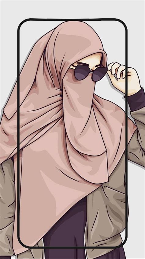 Hijab Anime Girl Wallpapers Wallpaper Cave Riset