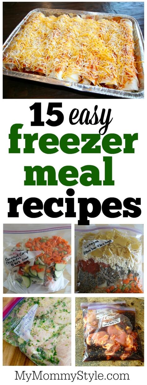 Favorite Freezer Meal Recipes My Mommy Style