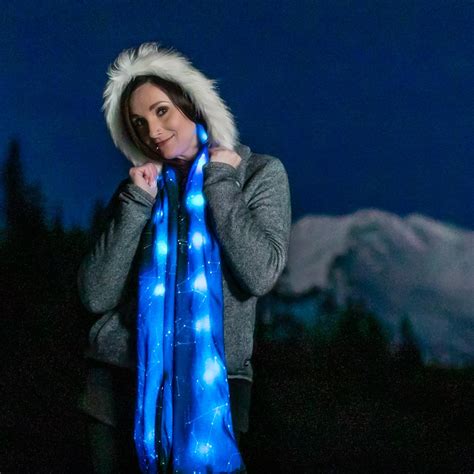 Northern Lights Scarf Photo Shoot At Mount Shasta Shenova Fashion