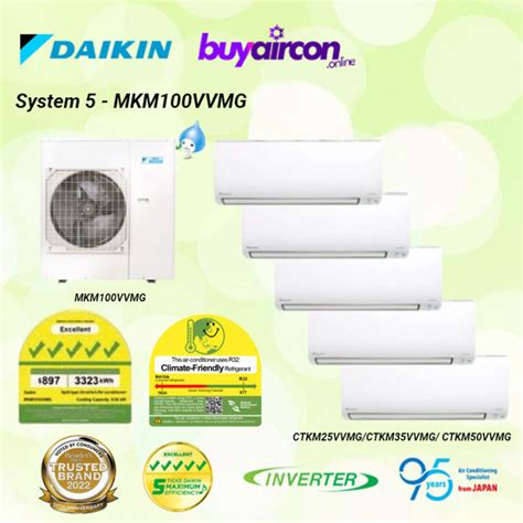 Daikin System Aircon Mkm Vvmg Ismile Wifi Ticks Free