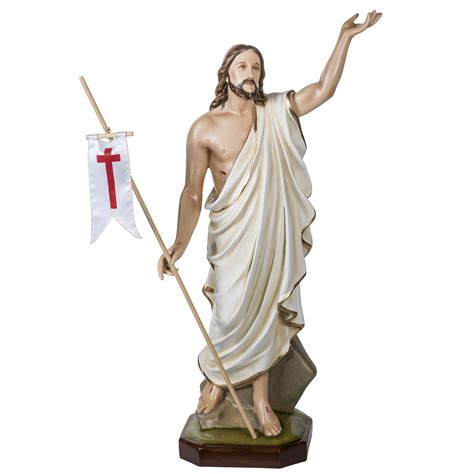 Risen Jesus Statue In Fiberglass 100 Cm Online Sales On
