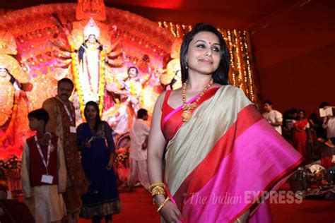 Rani Mukerji Celebrates Durga Puja Entertainment Gallery News The Indian Express