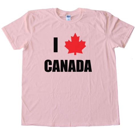 i love canada maple leaf tee shirt
