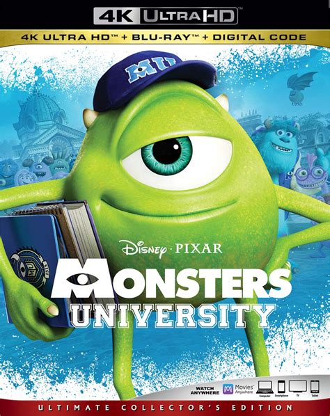 Monsters University 4k Uhd Billy Crystal John Goodman