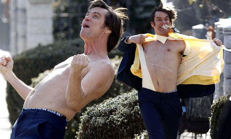 Jim Carrey Strips His Shirt Off On Rock Daily Mail Online