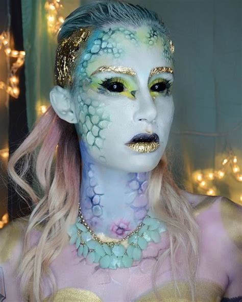 A Little Throwback To Last Month With A Close Up Of My Mermaid Makeup