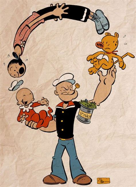 25 Popeye Illustration Artworks Naldz Graphics Popeye Cartoon Old
